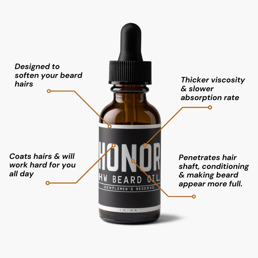 Oud, Smoke, Bourbon | Beard Oil (HW)