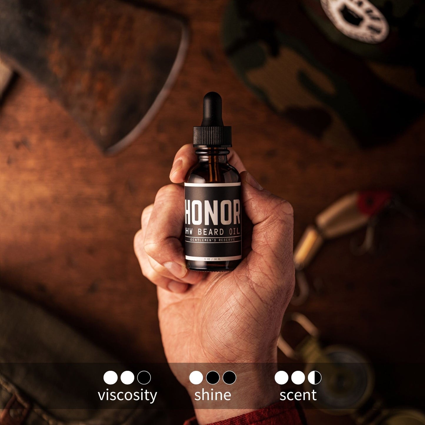 Oud, Smoke, Bourbon | Beard Oil (HW)