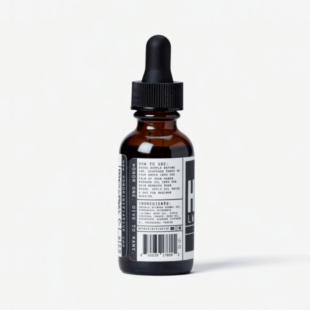 Bamboo, Teakwood, Leather | Beard Oil (LW)