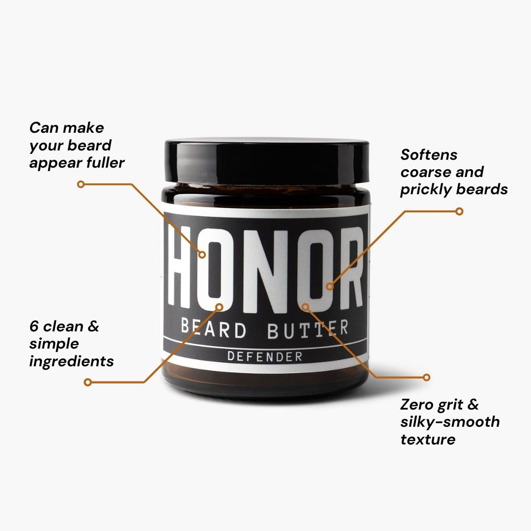 Beard butter benefits diagram