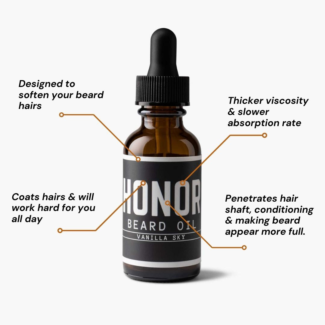 Vanilla, Smoke, Lavender | Beard Oil (HW)
