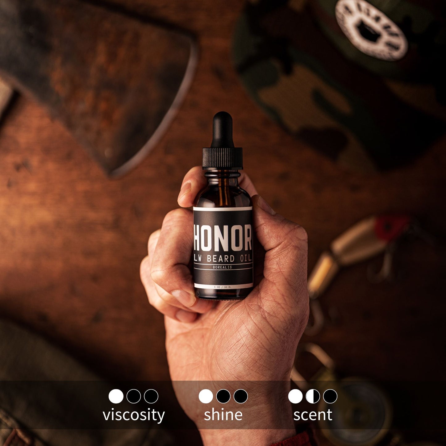 Amber, Sandalwood, Peppermint | Beard Oil (LW)