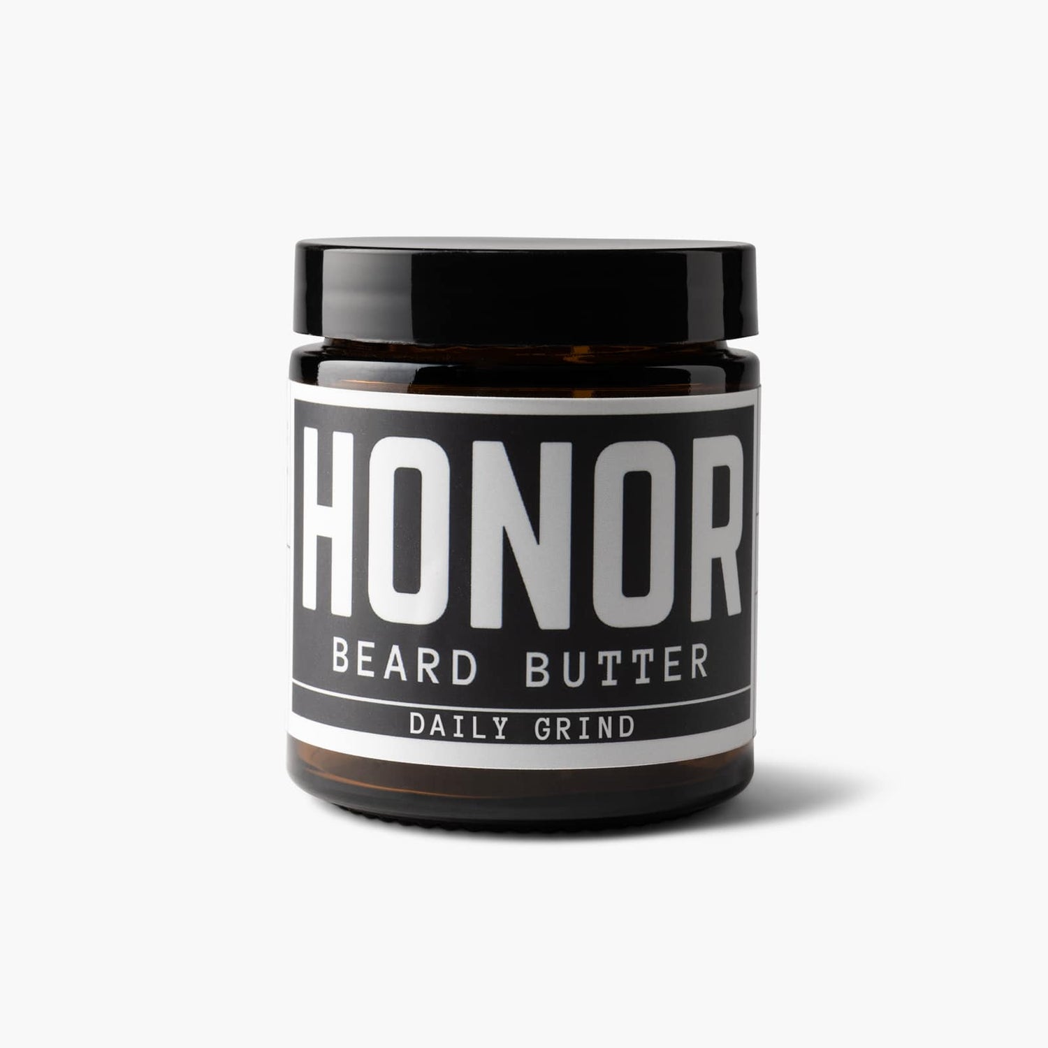 Daily grind beard butter on white background